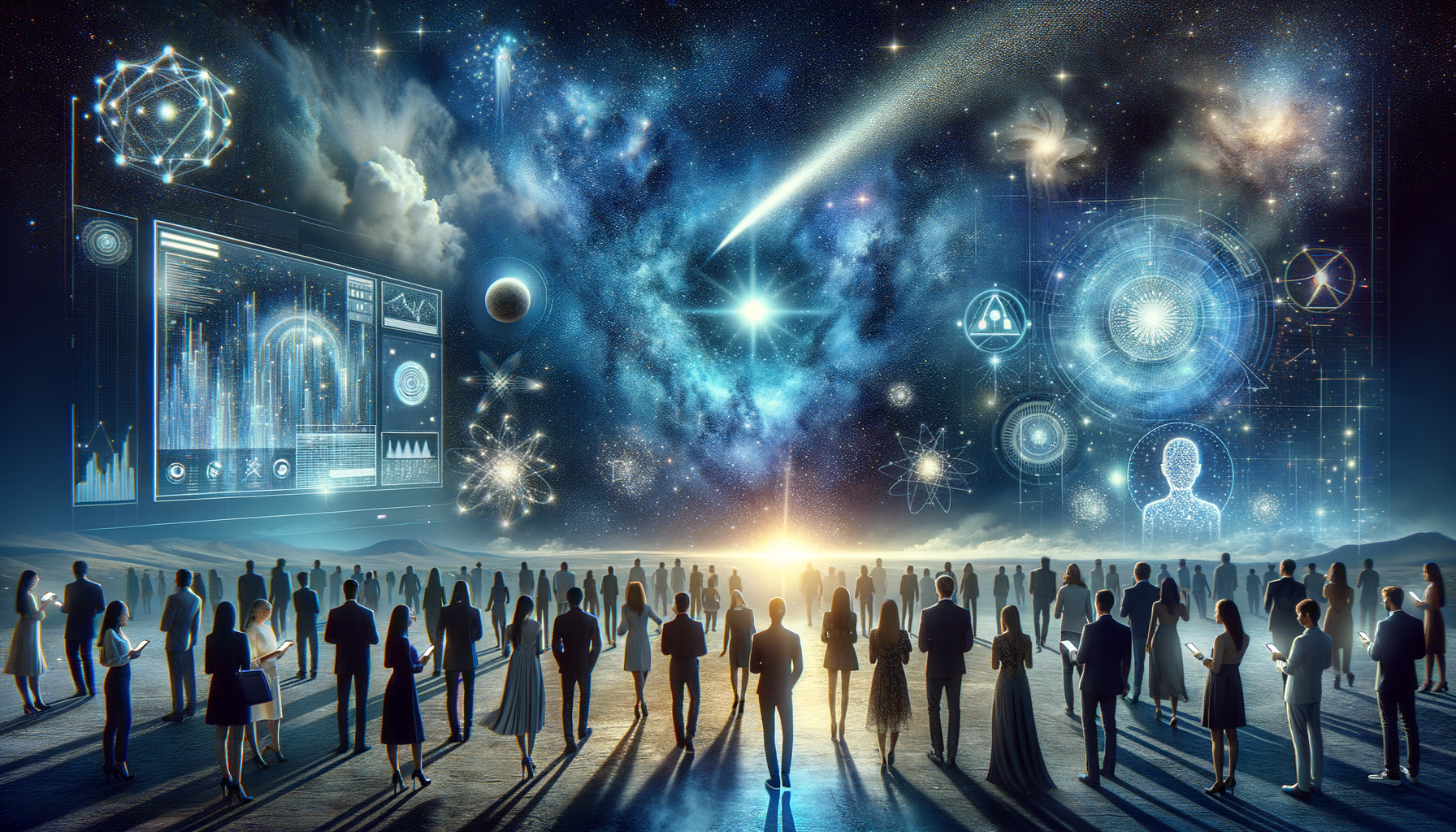 Préparez 2024 : Entre Beaux Vœux, Avancées Technologiques et Splendeurs Astronomiques