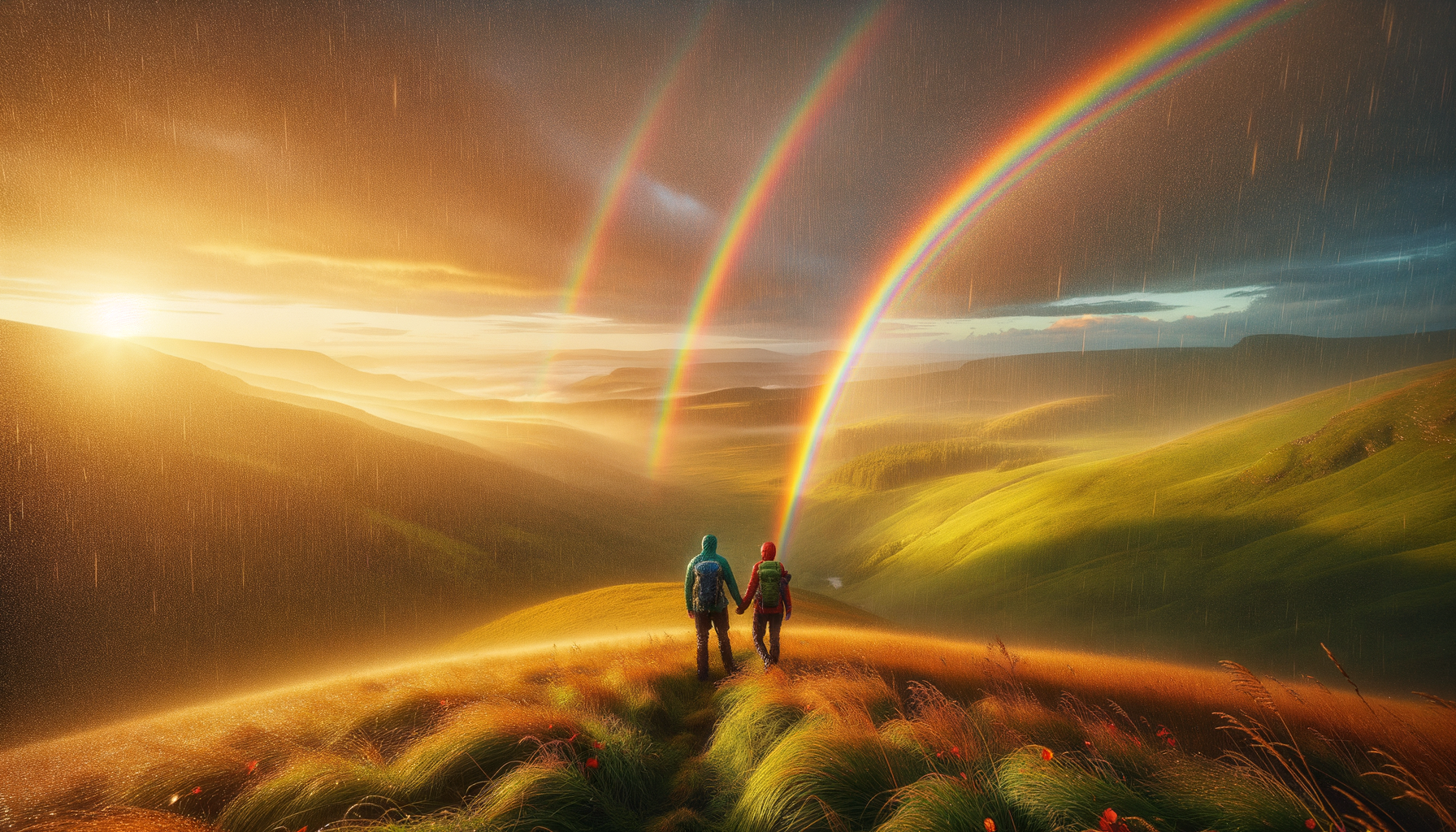 Découvrez la magie des arcs-en-ciel : un spectacle fascinant après la pluie