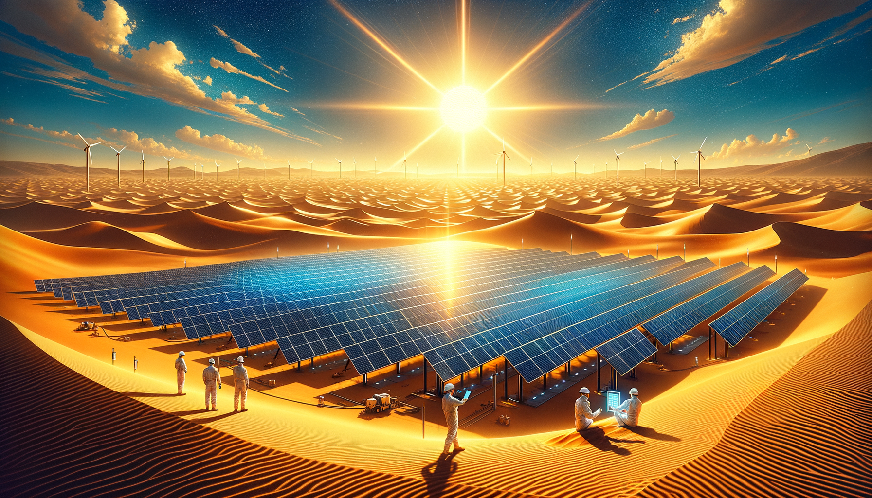 Pourquoi ne pas transformer les déserts en centrales solaires géantes ?